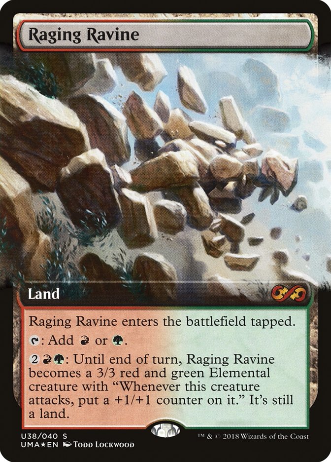 Raging Ravine (Topper) [Ultimate Masters Box Topper] | Deep Dive Games St. Marys