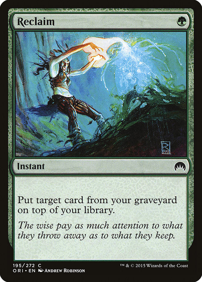Reclaim [Magic Origins] | Deep Dive Games St. Marys
