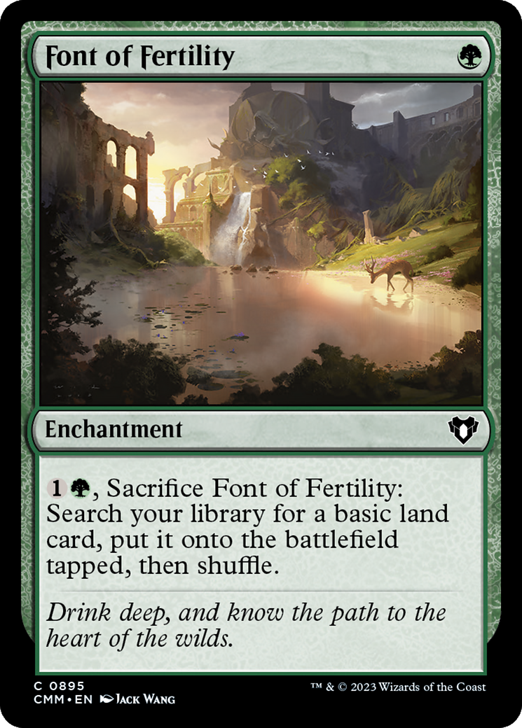 Font of Fertility [Commander Masters] | Deep Dive Games St. Marys