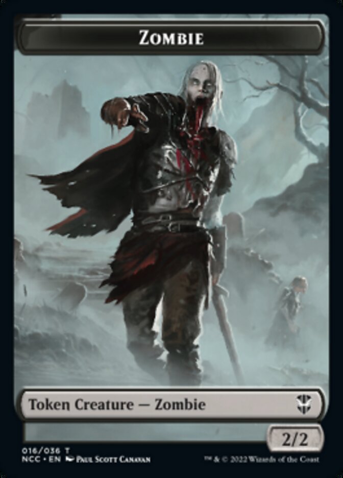 Zombie // Goat Double-Sided Token [Streets of New Capenna Commander Tokens] | Deep Dive Games St. Marys