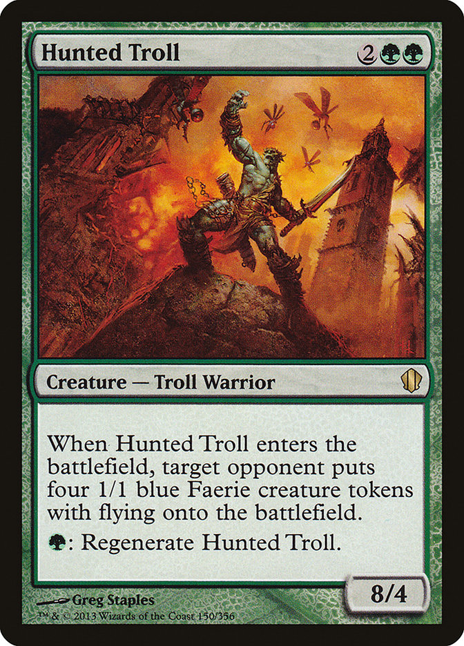 Hunted Troll [Commander 2013] | Deep Dive Games St. Marys