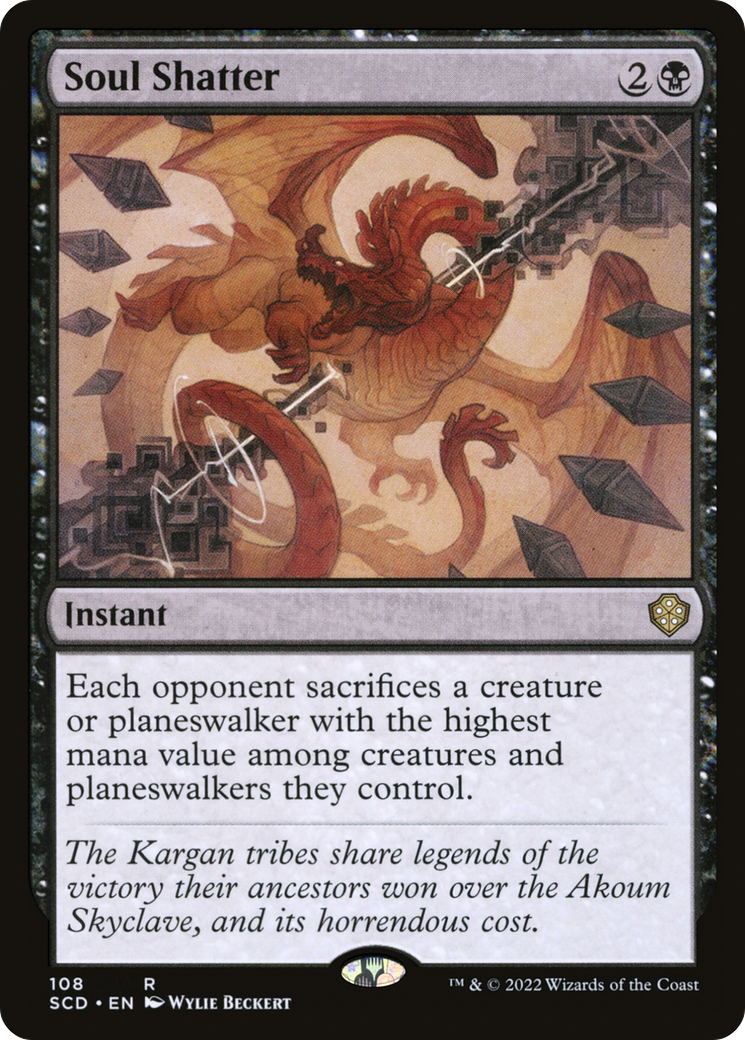 Soul Shatter [Starter Commander Decks] | Deep Dive Games St. Marys