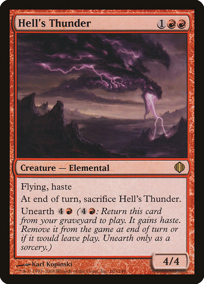 Hell's Thunder [Shards of Alara] | Deep Dive Games St. Marys