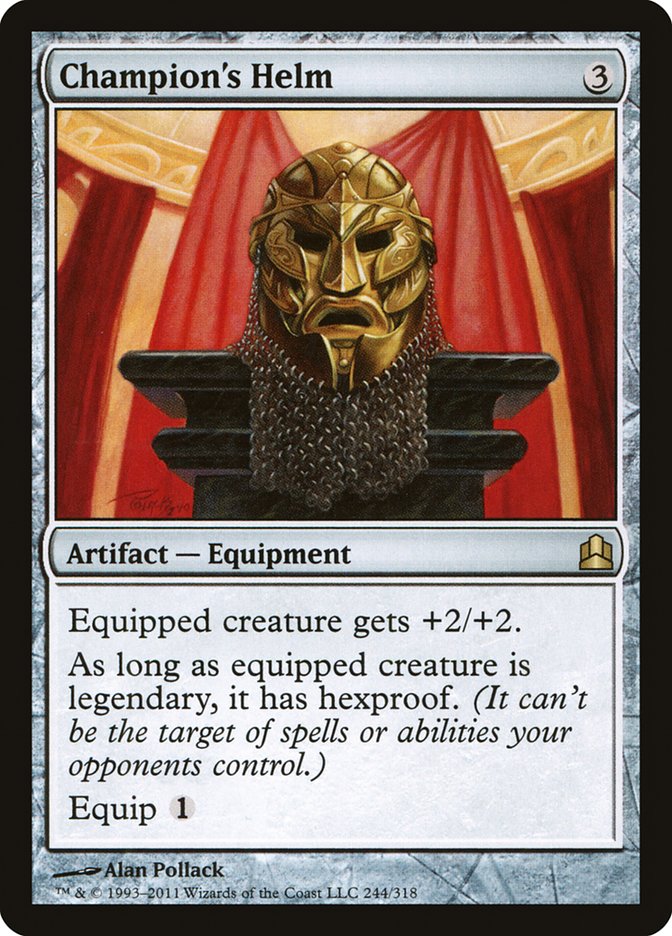 Champion's Helm [Commander 2011] | Deep Dive Games St. Marys