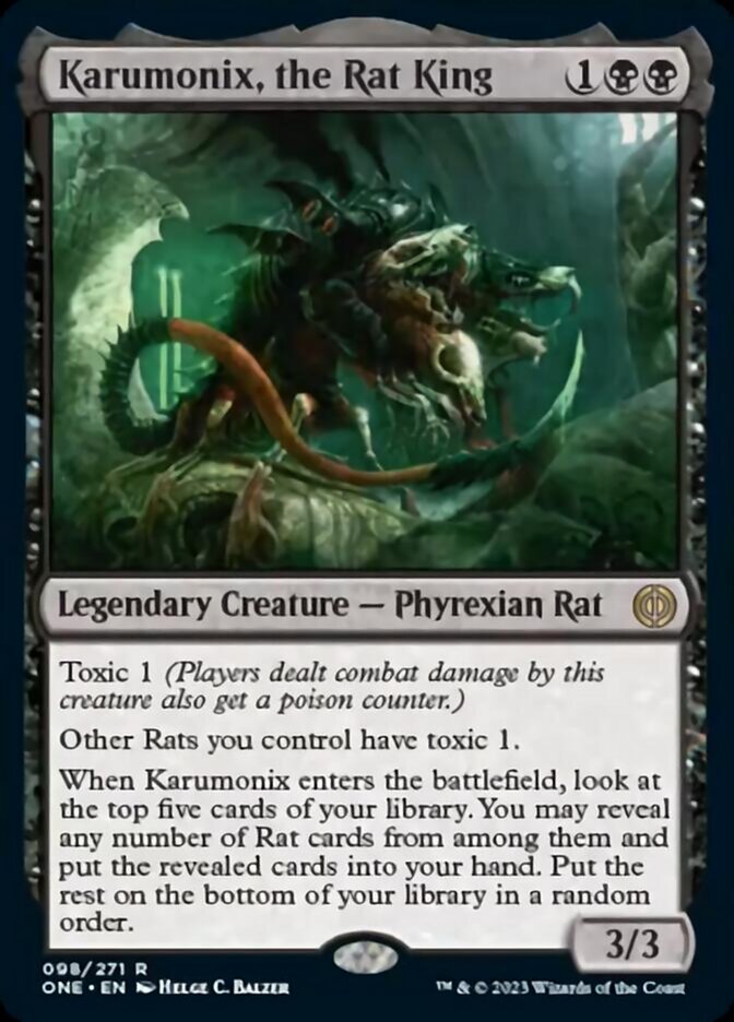 Karumonix, the Rat King [Phyrexia: All Will Be One] | Deep Dive Games St. Marys