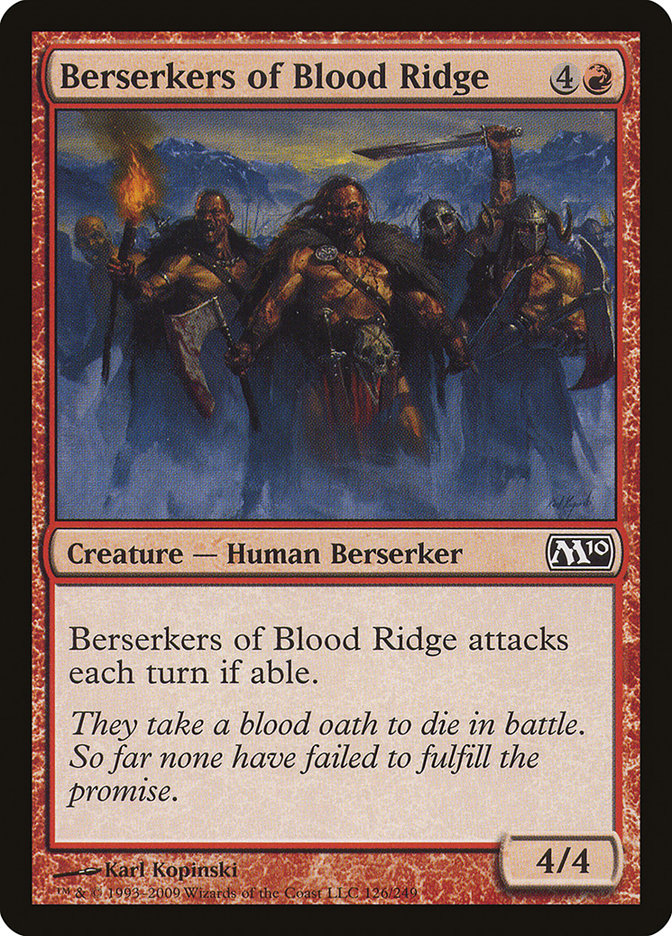 Berserkers of Blood Ridge [Magic 2010] | Deep Dive Games St. Marys