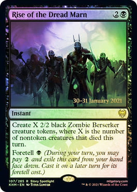 Rise of the Dread Marn [Kaldheim Prerelease Promos] | Deep Dive Games St. Marys