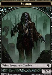 Zombie // Gold Double-Sided Token [Commander 2017 Tokens] | Deep Dive Games St. Marys