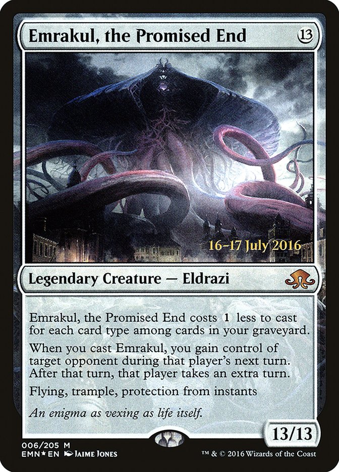 Emrakul, the Promised End [Eldritch Moon Prerelease Promos] | Deep Dive Games St. Marys