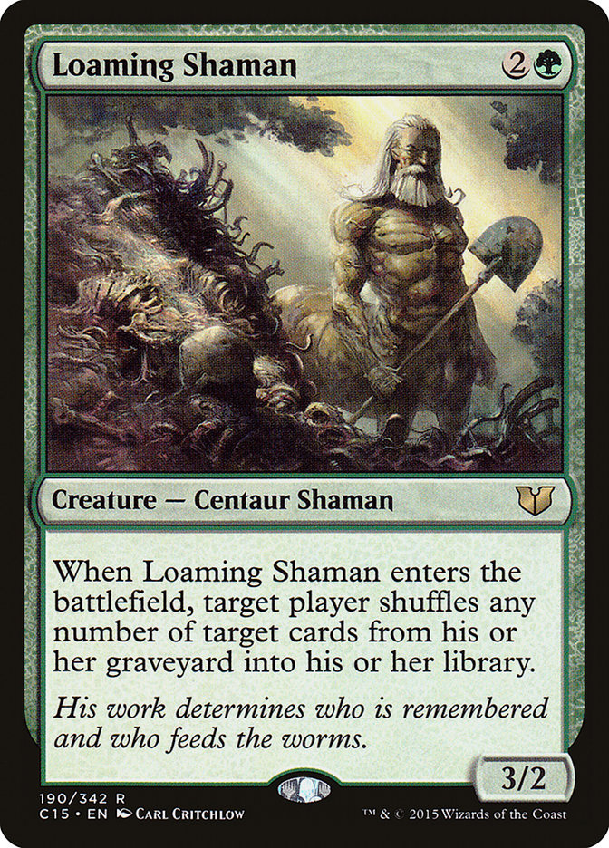 Loaming Shaman [Commander 2015] | Deep Dive Games St. Marys