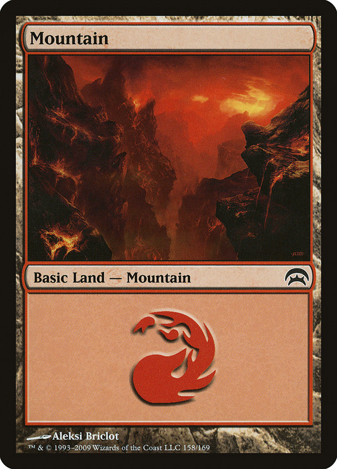 Mountain (158) [Planechase] | Deep Dive Games St. Marys