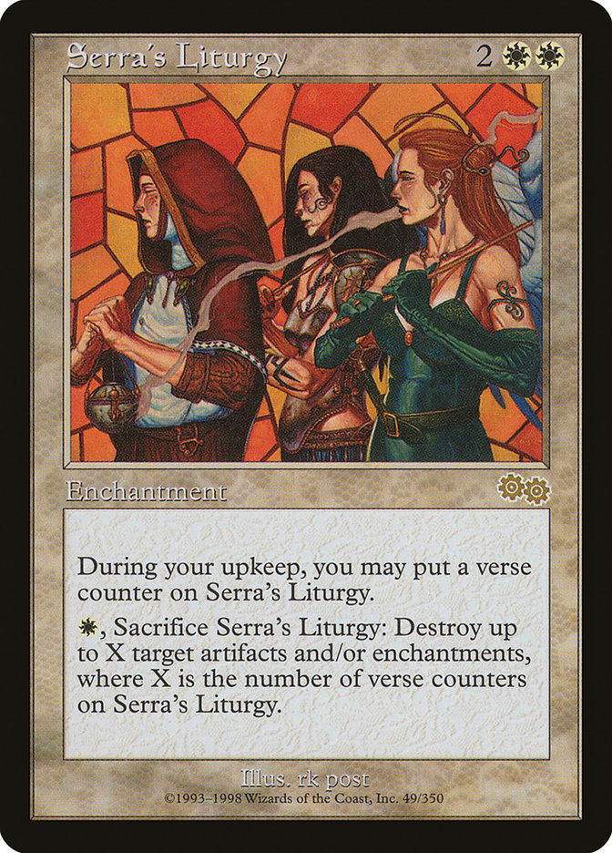Serra's Liturgy [Urza's Saga] | Deep Dive Games St. Marys