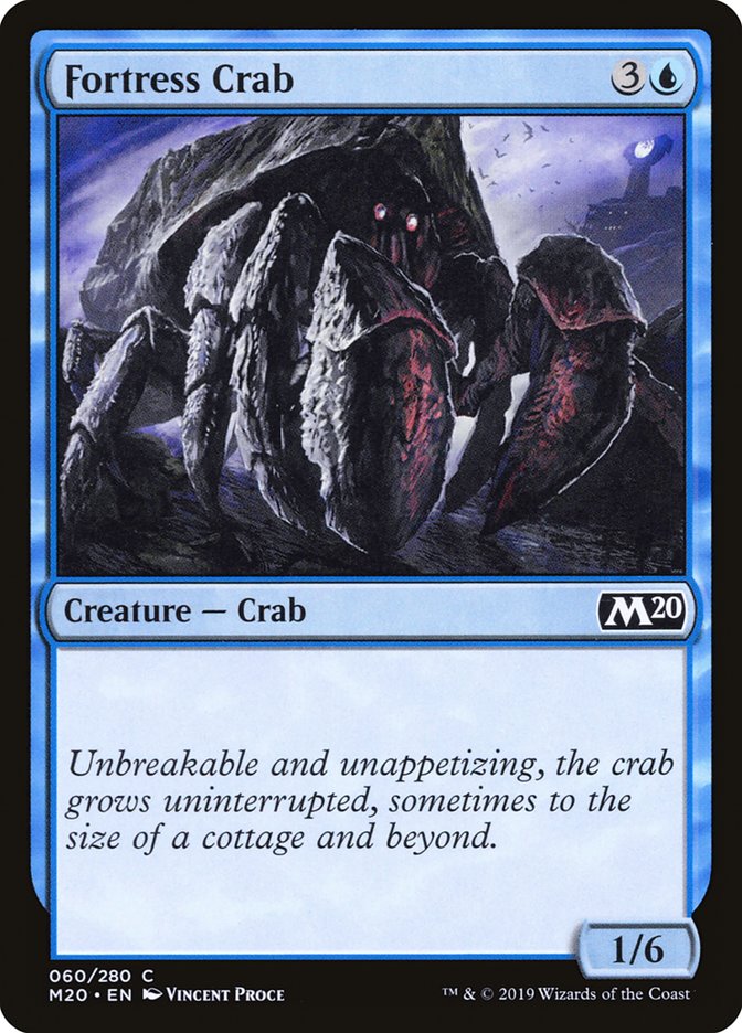 Fortress Crab [Core Set 2020] | Deep Dive Games St. Marys