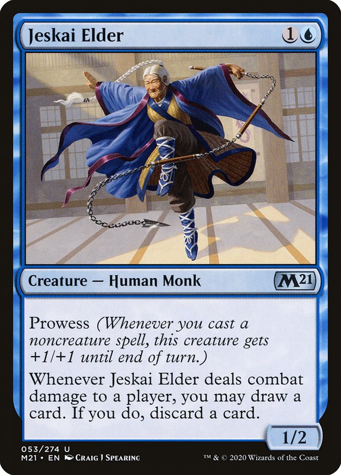 Jeskai Elder [Core Set 2021] | Deep Dive Games St. Marys