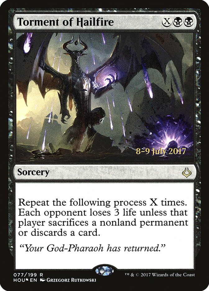 Torment of Hailfire [Hour of Devastation Prerelease Promos] | Deep Dive Games St. Marys