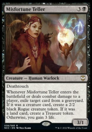 Misfortune Teller (Promo Pack) [Streets of New Capenna Commander Promos] | Deep Dive Games St. Marys