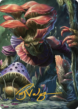 Myconid Spore Tender Art Card (Gold-Stamped Signature) [Commander Legends: Battle for Baldur's Gate Art Series] | Deep Dive Games St. Marys