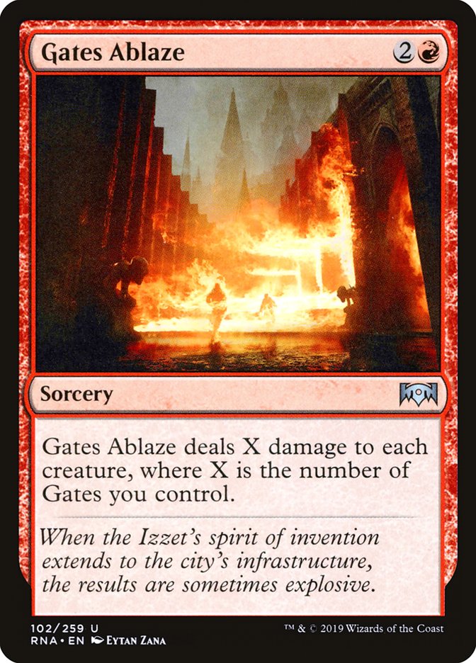 Gates Ablaze [Ravnica Allegiance] | Deep Dive Games St. Marys