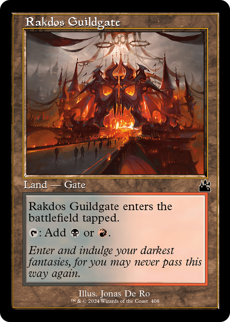 Rakdos Guildgate (Retro Frame) [Ravnica Remastered] | Deep Dive Games St. Marys