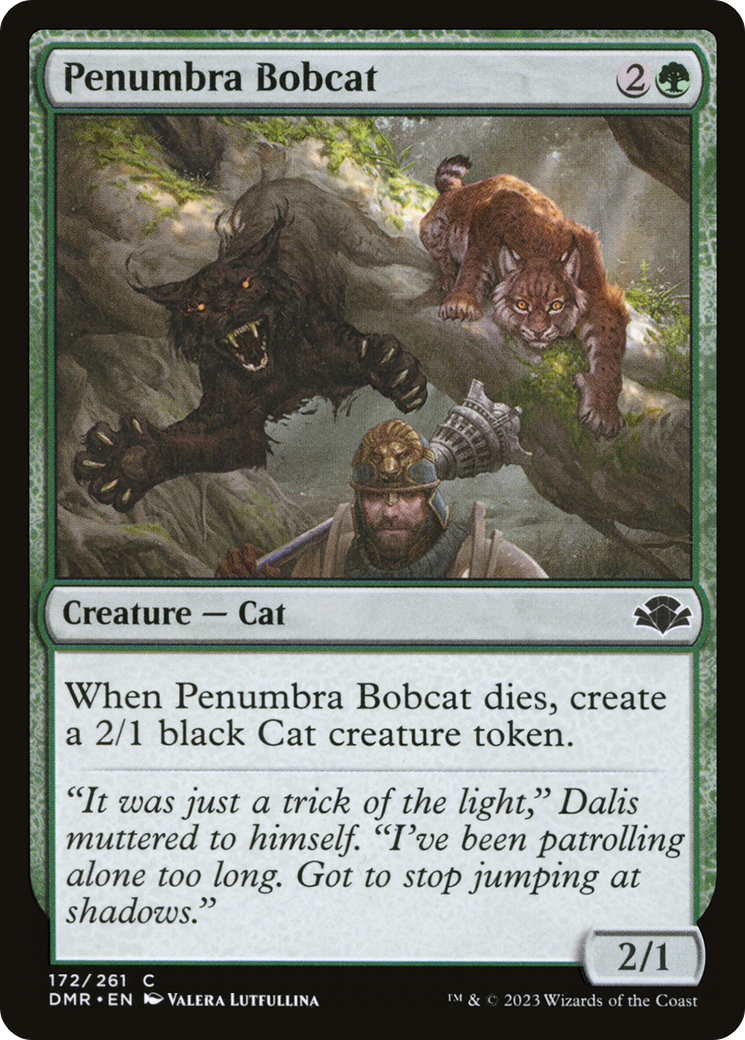 Penumbra Bobcat [Dominaria Remastered] | Deep Dive Games St. Marys