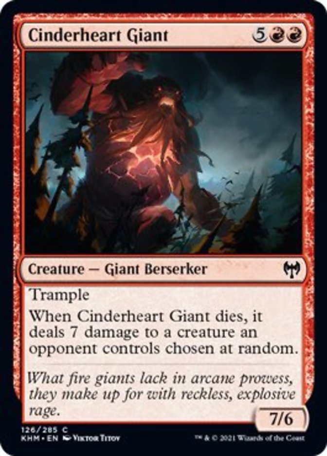 Cinderheart Giant [Kaldheim] | Deep Dive Games St. Marys