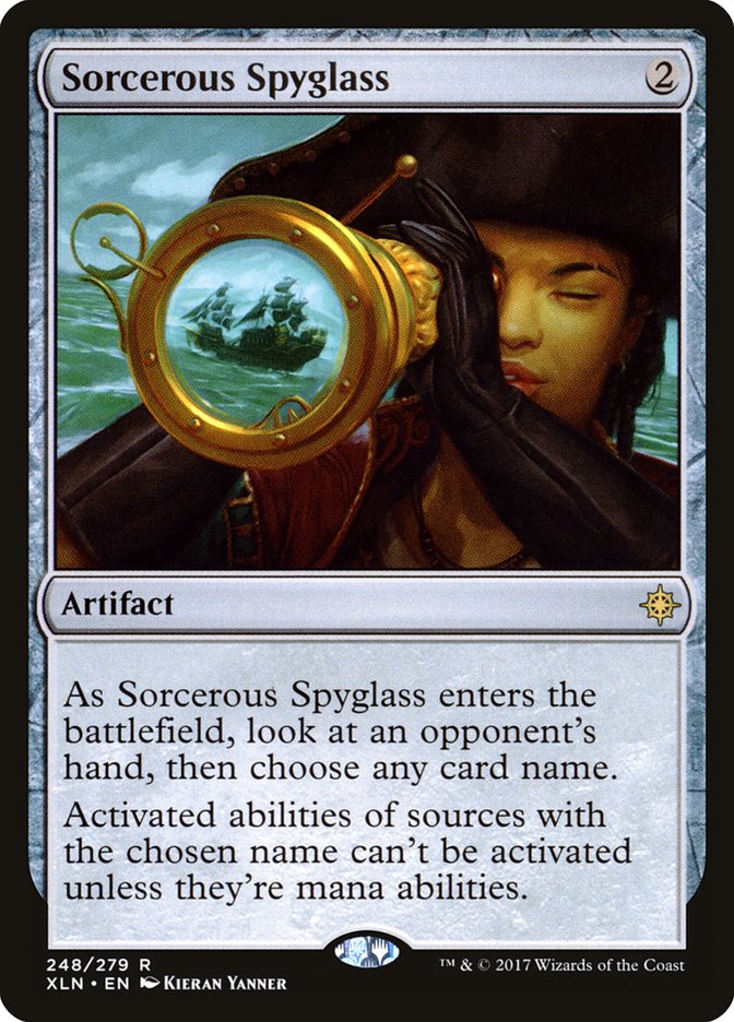 Sorcerous Spyglass [Ixalan] | Deep Dive Games St. Marys