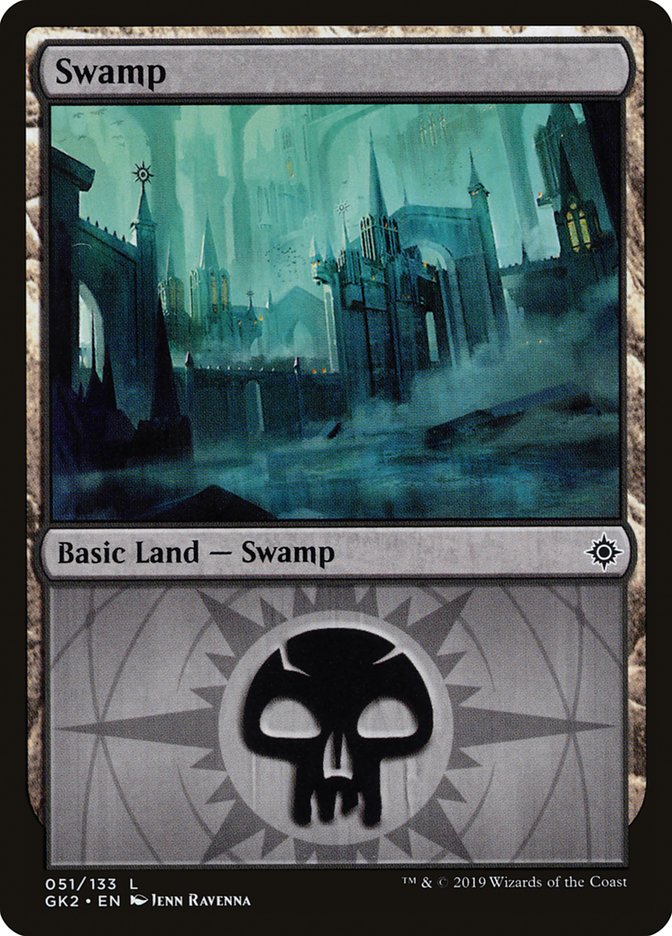 Swamp (51) [Ravnica Allegiance Guild Kit] | Deep Dive Games St. Marys