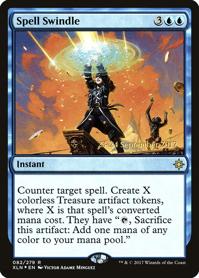 Spell Swindle [Ixalan Prerelease Promos] | Deep Dive Games St. Marys