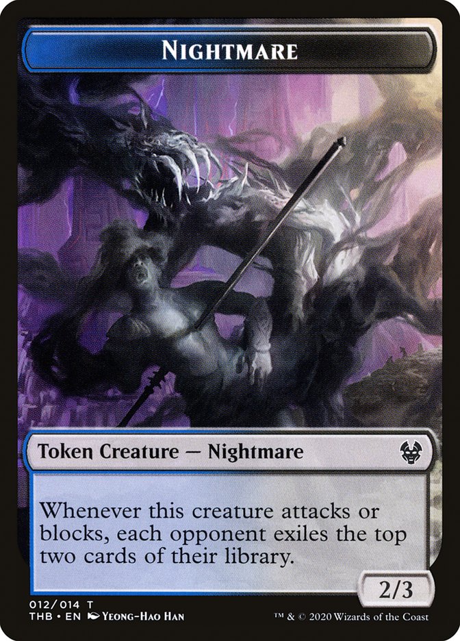 Nightmare Token [Theros Beyond Death Tokens] | Deep Dive Games St. Marys