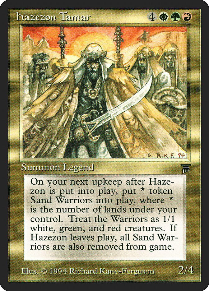 Hazezon Tamar [Legends] | Deep Dive Games St. Marys
