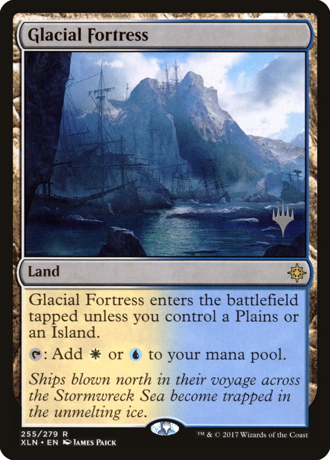 Glacial Fortress (Promo Pack) [Ixalan Promos] | Deep Dive Games St. Marys