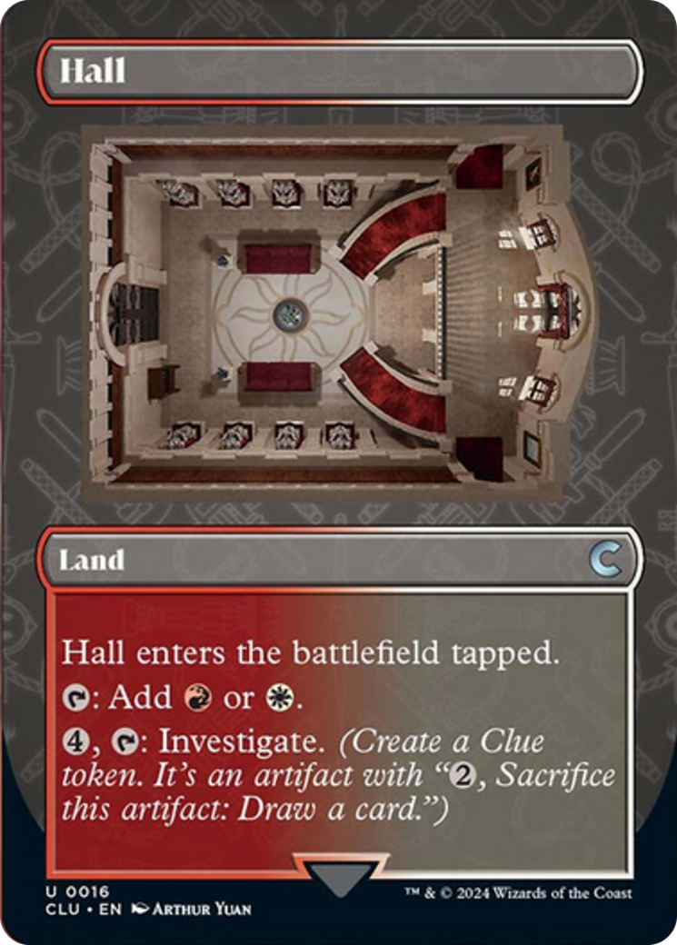 Hall (Borderless) [Ravnica: Clue Edition] | Deep Dive Games St. Marys