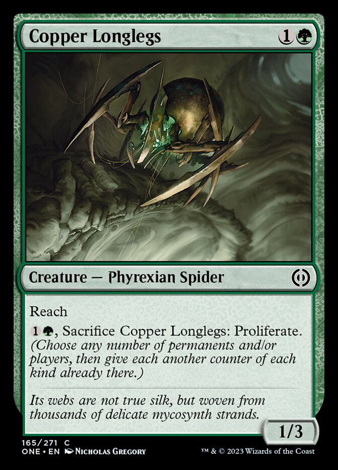 Copper Longlegs [Phyrexia: All Will Be One] | Deep Dive Games St. Marys