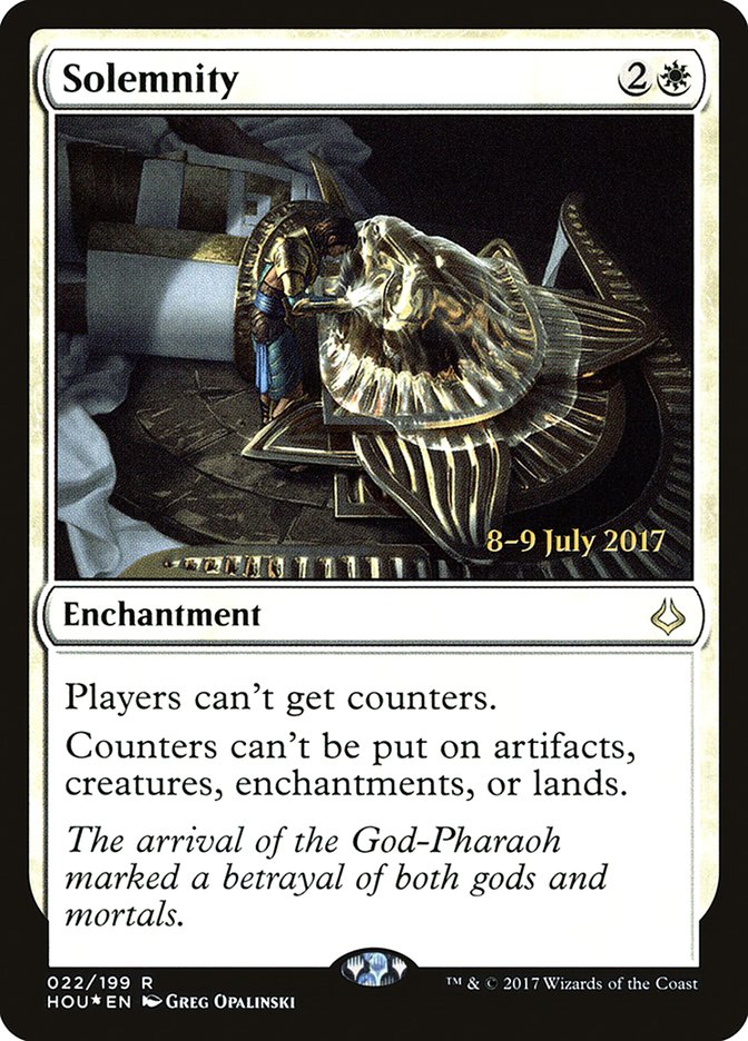 Solemnity [Hour of Devastation Prerelease Promos] | Deep Dive Games St. Marys