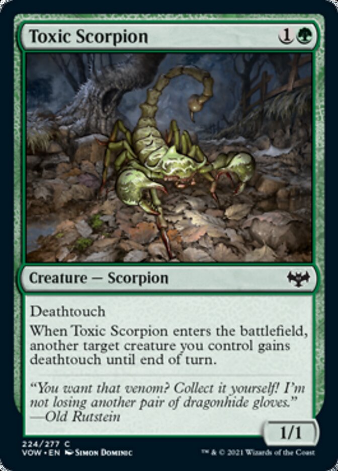 Toxic Scorpion [Innistrad: Crimson Vow] | Deep Dive Games St. Marys