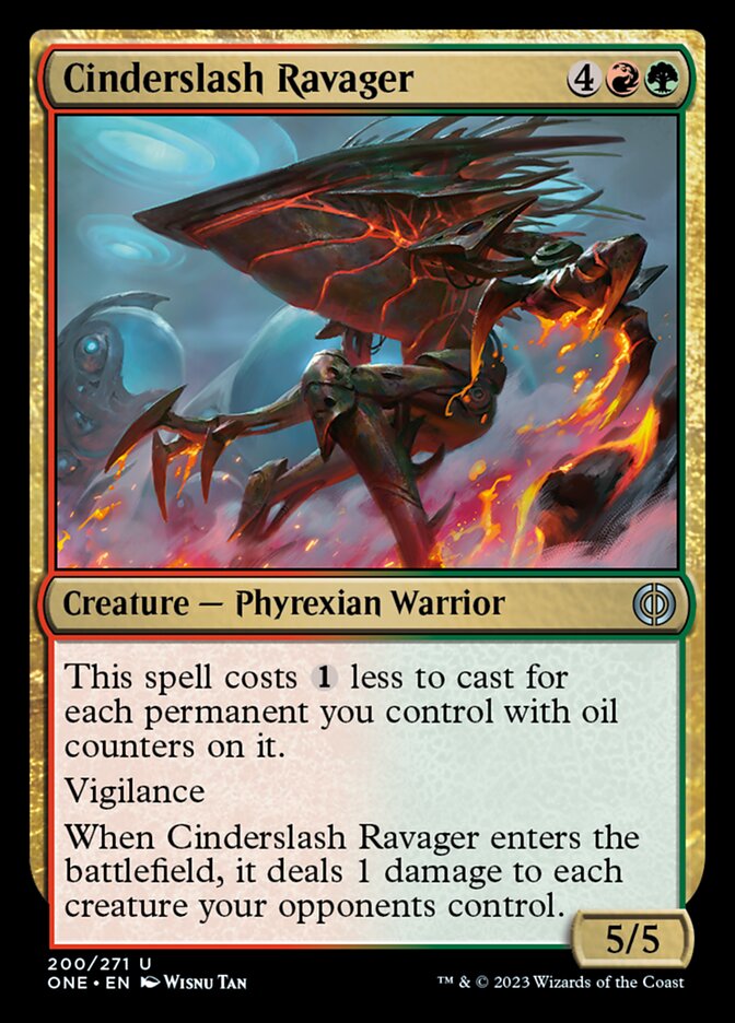 Cinderslash Ravager [Phyrexia: All Will Be One] | Deep Dive Games St. Marys