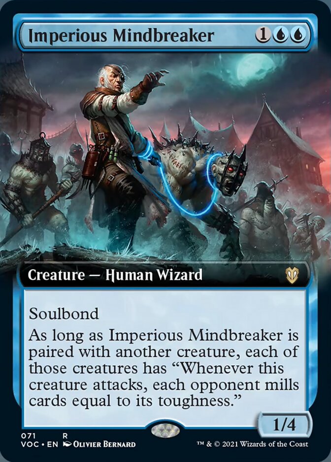 Imperious Mindbreaker (Extended Art) [Innistrad: Crimson Vow Commander] | Deep Dive Games St. Marys