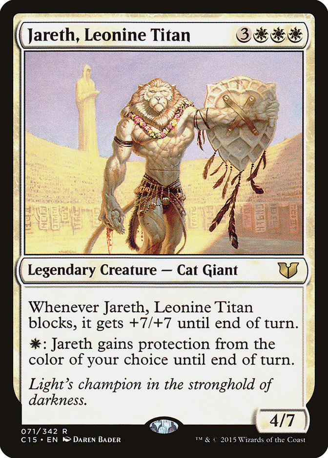 Jareth, Leonine Titan [Commander 2015] | Deep Dive Games St. Marys