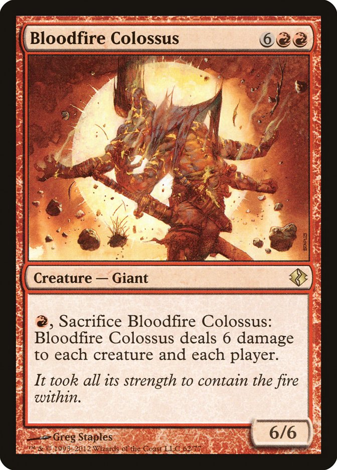 Bloodfire Colossus [Duel Decks: Venser vs. Koth] | Deep Dive Games St. Marys