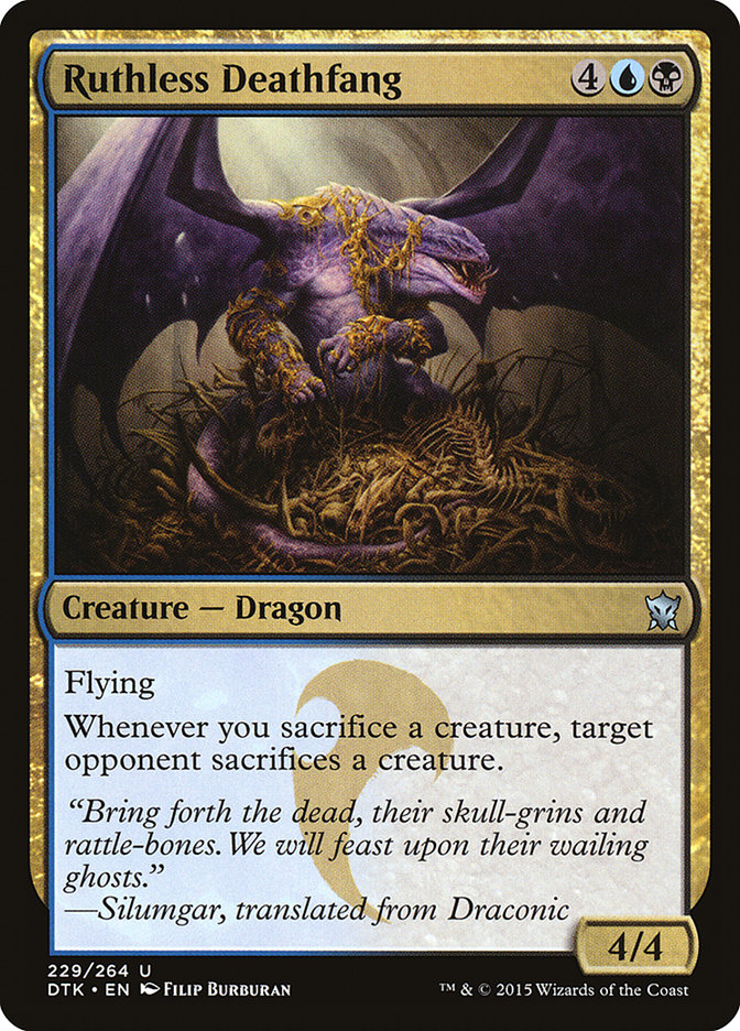 Ruthless Deathfang [Dragons of Tarkir] | Deep Dive Games St. Marys