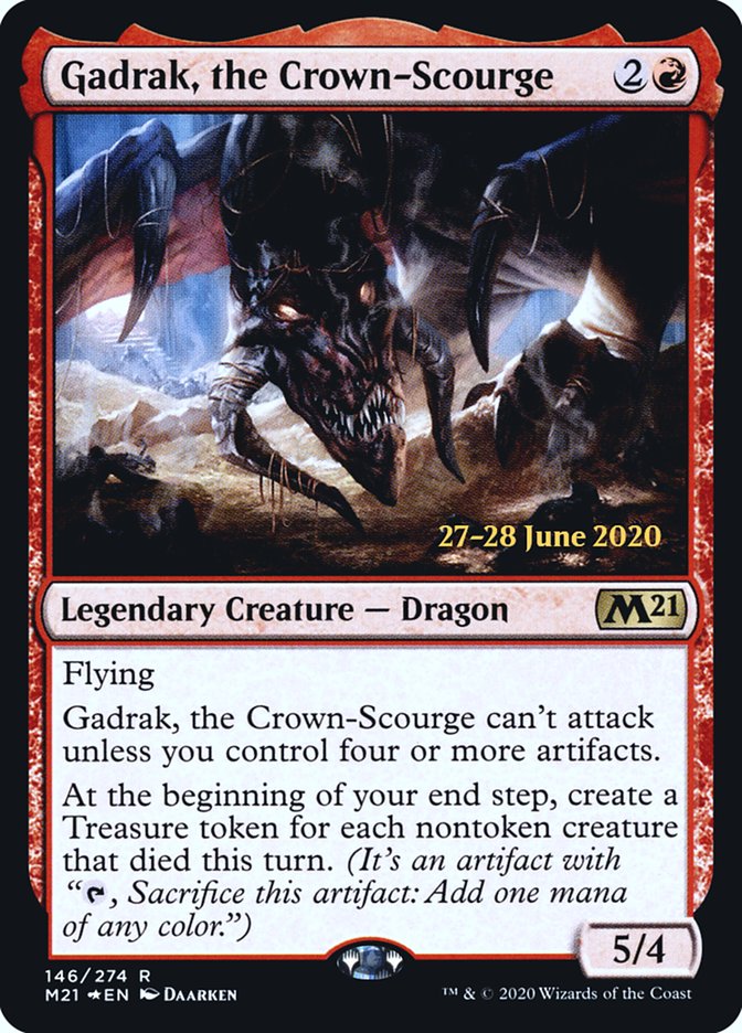 Gadrak, the Crown-Scourge [Core Set 2021 Prerelease Promos] | Deep Dive Games St. Marys