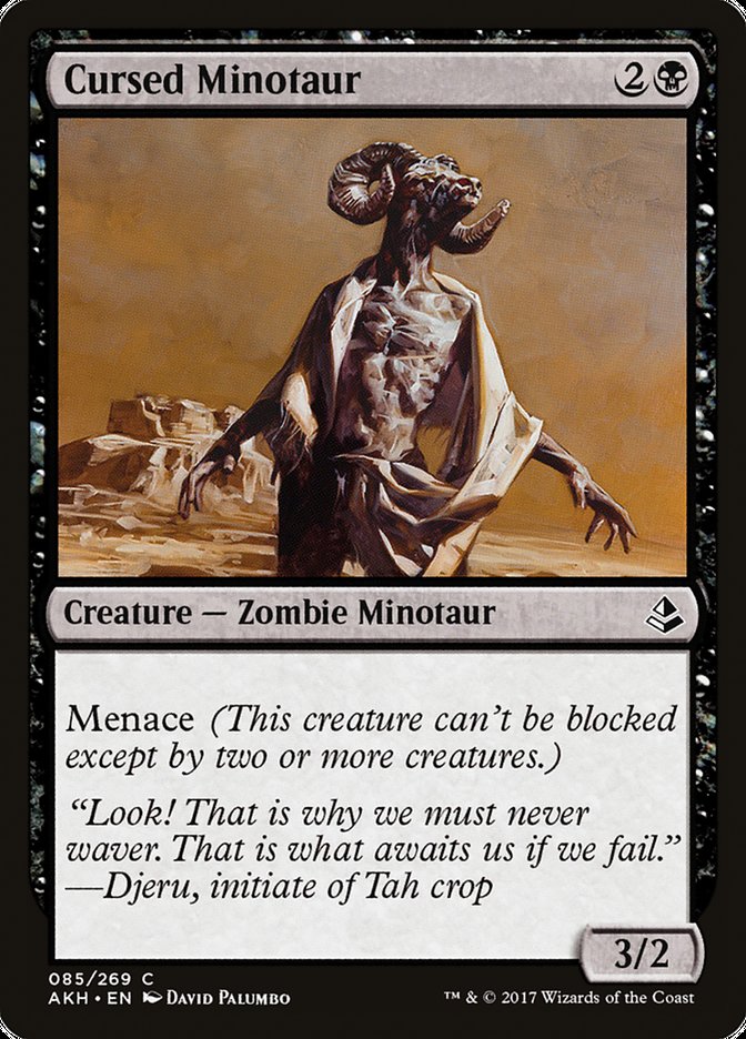 Cursed Minotaur [Amonkhet] | Deep Dive Games St. Marys