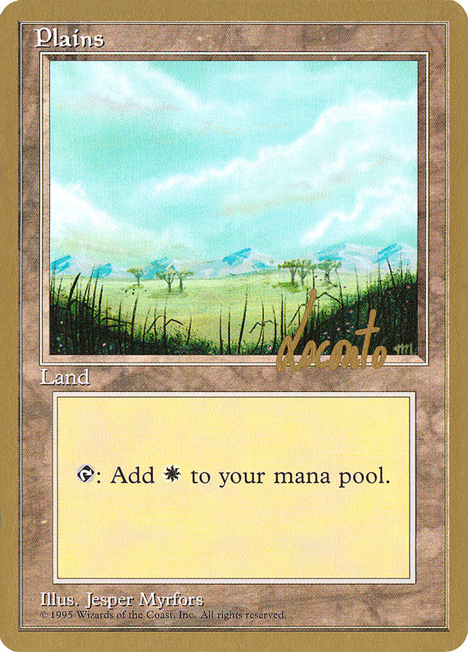 Plains (ml365) (Michael Loconto) [Pro Tour Collector Set] | Deep Dive Games St. Marys