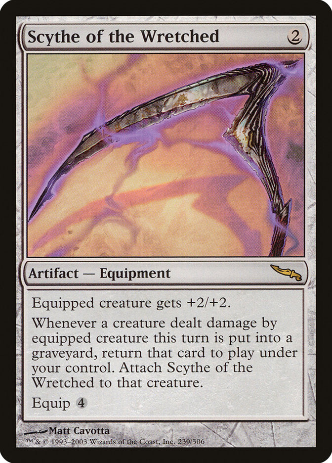 Scythe of the Wretched [Mirrodin] | Deep Dive Games St. Marys