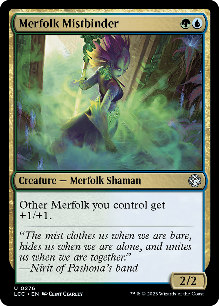 Merfolk Mistbinder [The Lost Caverns of Ixalan Commander] | Deep Dive Games St. Marys