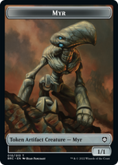 Myr // Servo Double-Sided Token [The Brothers' War Commander Tokens] | Deep Dive Games St. Marys