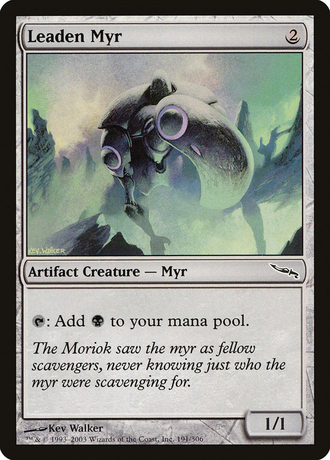 Leaden Myr [Mirrodin] | Deep Dive Games St. Marys