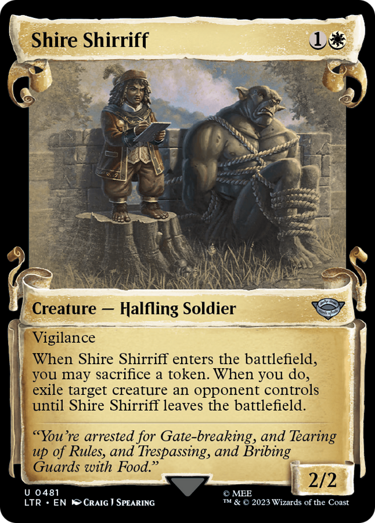 Shire Shirriff [The Lord of the Rings: Tales of Middle-Earth Showcase Scrolls] | Deep Dive Games St. Marys