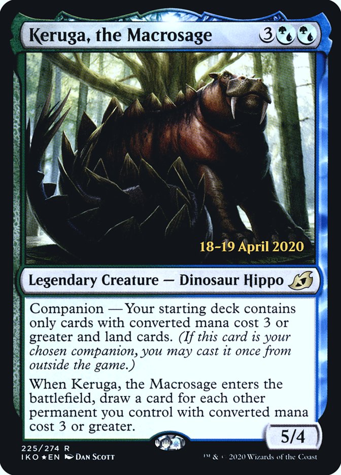 Keruga, the Macrosage [Ikoria: Lair of Behemoths Prerelease Promos] | Deep Dive Games St. Marys