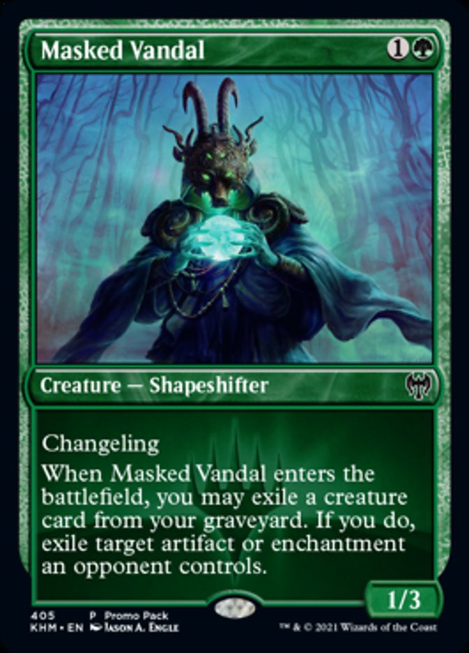 Masked Vandal (Promo Pack) [Kaldheim Promos] | Deep Dive Games St. Marys